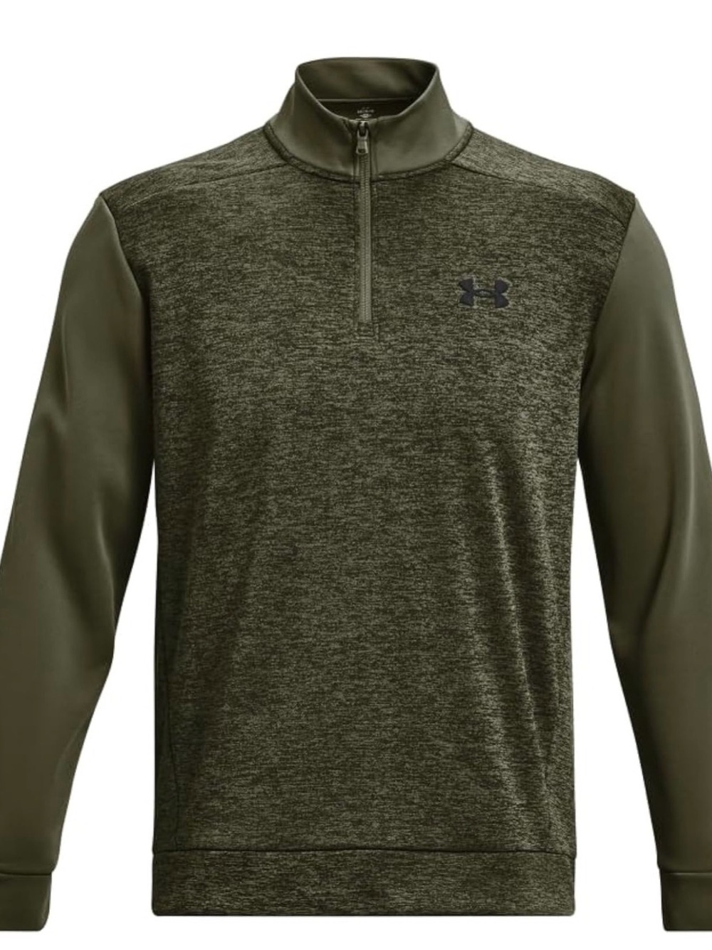 New Under Armour Men's Olive Marine Green Quarter-Zip Fleece - Size 4XL